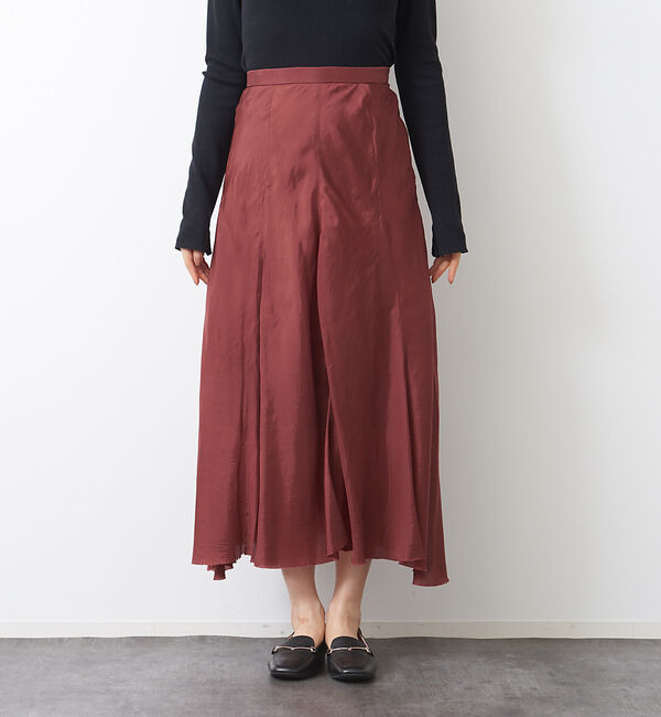 Rouge vif「キュプラスカート」|スカート|