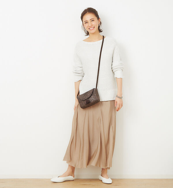 Rouge vif「キュプラスカート」|スカート|