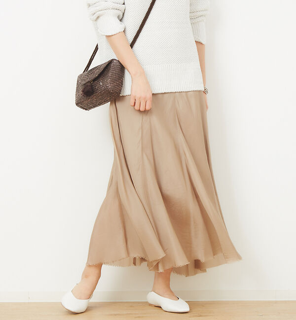 Rouge vif「キュプラスカート」|スカート|