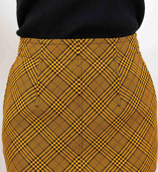 Rouge vif「チェックタイトスカート」|スカート|