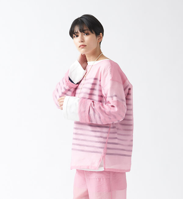 Rouge vif「シアープルオーバー」|シャツ・ブラウス|