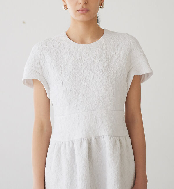 Rouge vif「【BELLE ROBE】ふくれジャガードワンピース」|ワンピース|