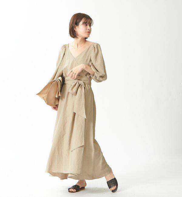 Rouge vif「3WAYリネンワンピース」|ワンピース|