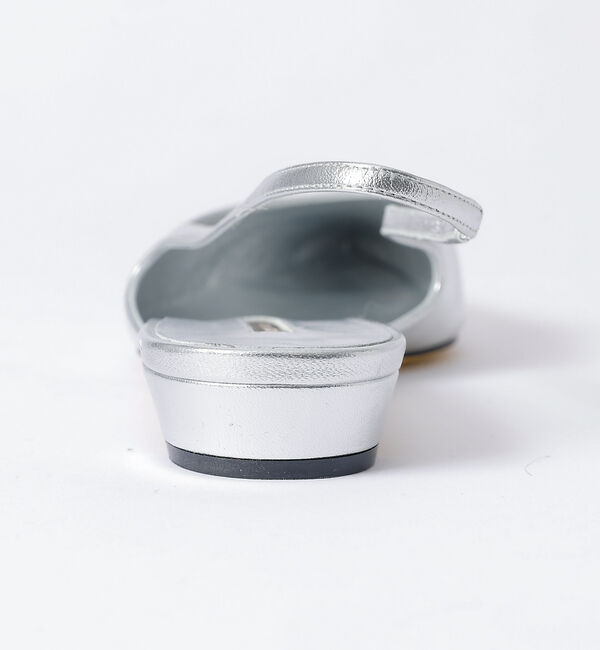 Rouge vif「【BRENTELLA/ブレンテッラ】CLARA バックスリングフラットミュール」|パンプス|