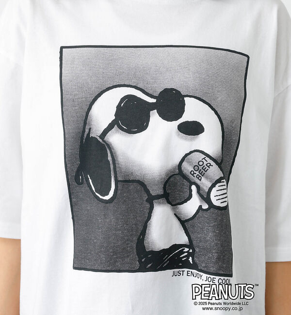 Rouge vif「【JOHNBULL/ジョンブル】PEANUTS プリントTシャツ / スヌーピー」|Tシャツ・カットソー|