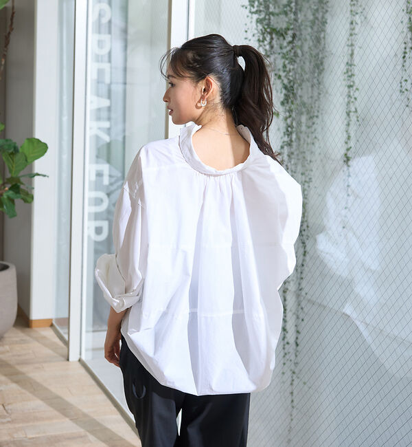 Rouge vif「バックコクーンBIGシャツ」|シャツ・ブラウス|