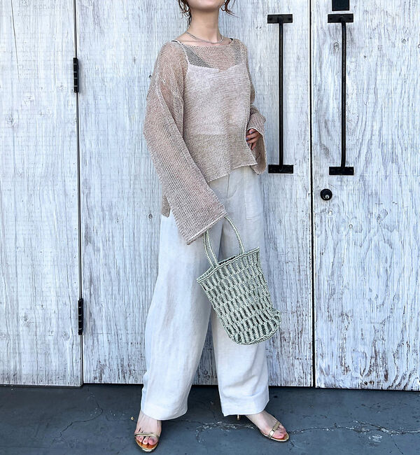 Rouge vif「【The Bagmati/ザ バグマティ】メタリックネットバッグ」|ショルダー・メッセンジャー|