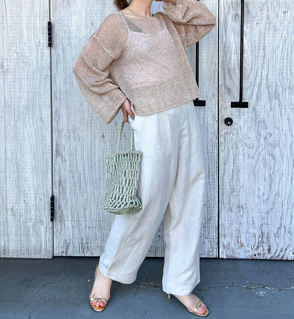 Rouge vif「【The Bagmati/ザ バグマティ】メタリックネットバッグ」|ショルダー・メッセンジャー|