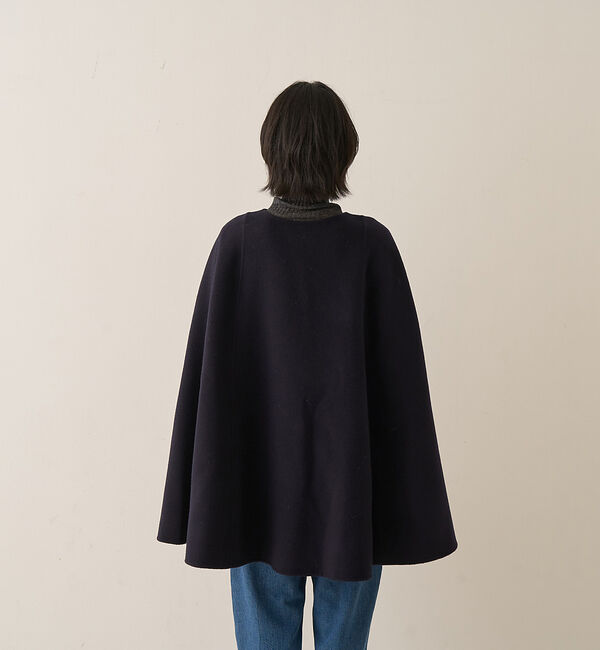 Rouge vif「【ウールSuper110&rsquo;s】リバーマントコート」|ノーカラーコート|