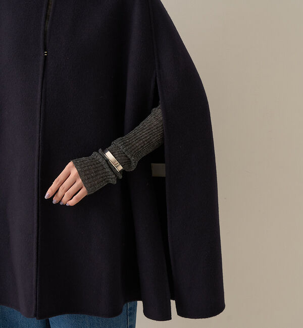 Rouge vif「【ウールSuper110&rsquo;s】リバーマントコート」|ノーカラーコート|