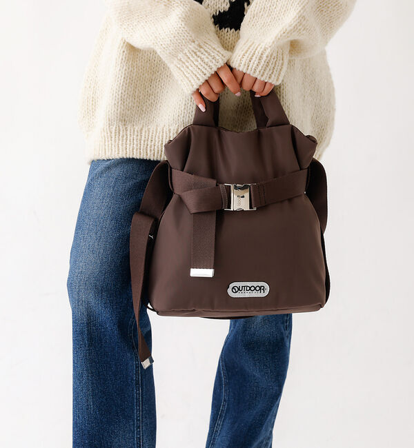 Rouge vif「【OUTDOOR PRODUCTS / アウトドアプロダクツ】2wayTote」|ショルダー・メッセンジャー|ブラウン