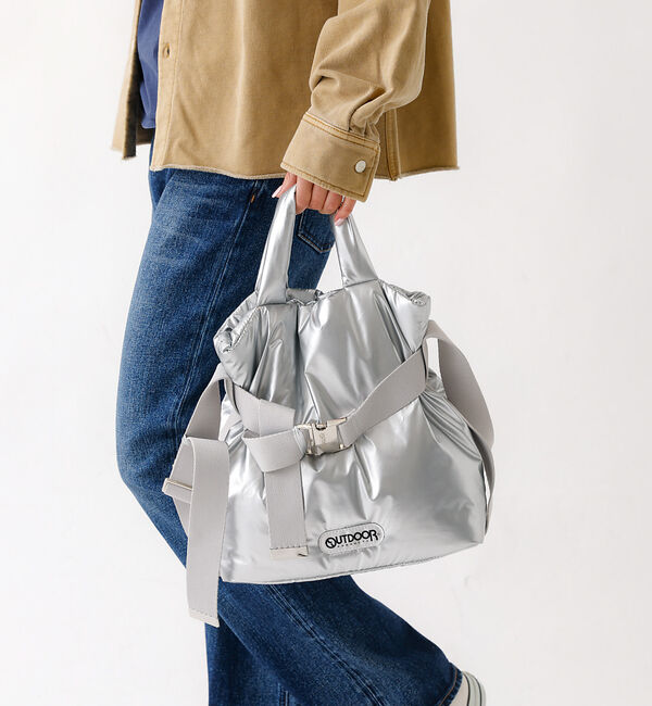 Rouge vif「【OUTDOOR PRODUCTS / アウトドアプロダクツ】2wayTote」|ショルダー・メッセンジャー|シルバー