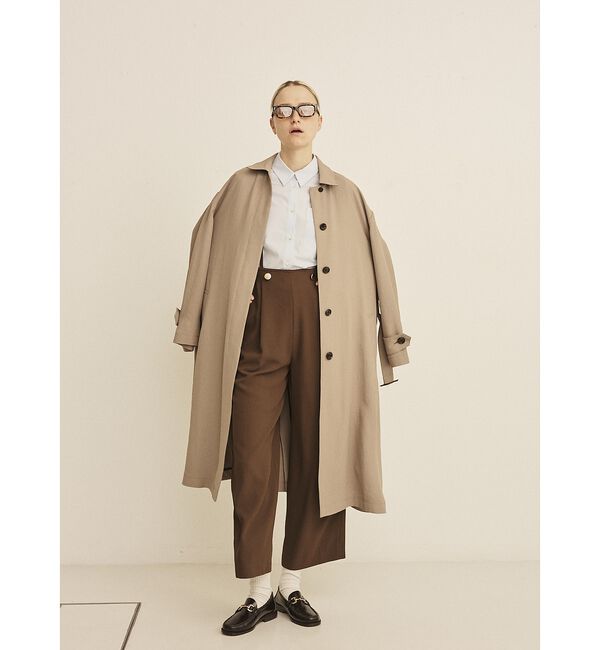 Rouge vif「【2サイズ展開】ステンカラーロングコート【予約】」|ステンカラーコート|