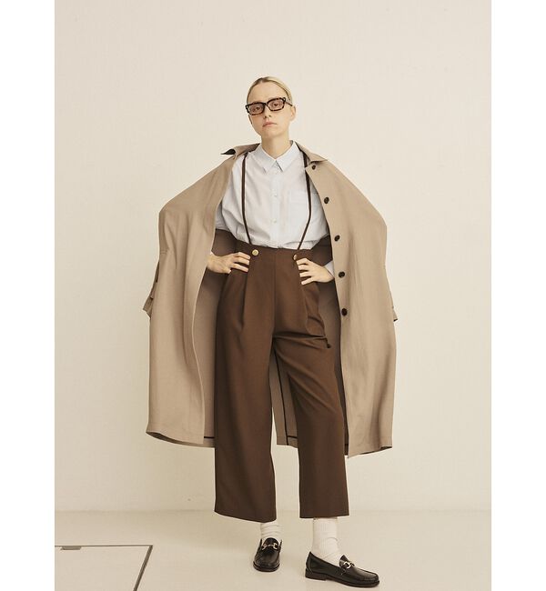 Rouge vif「【2サイズ展開】ステンカラーロングコート【予約】」|ステンカラーコート|