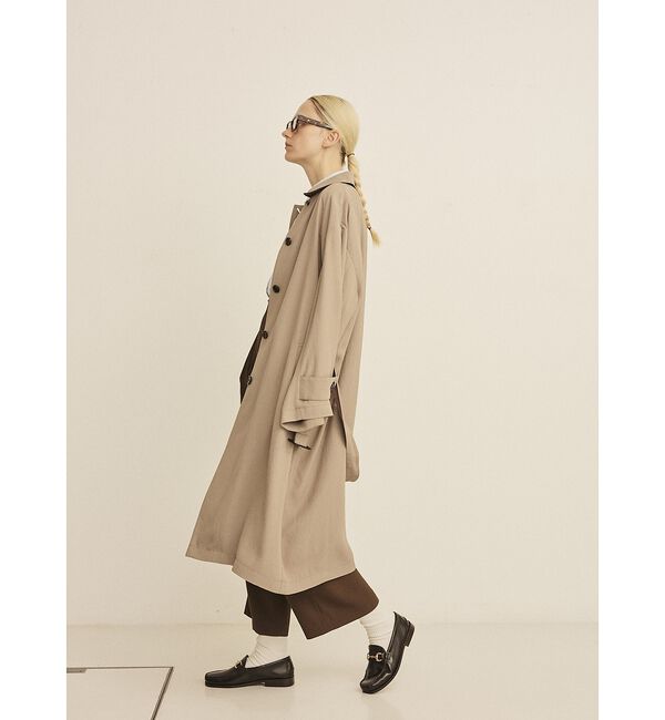 Rouge vif「【2サイズ展開】ステンカラーロングコート【予約】」|ステンカラーコート|