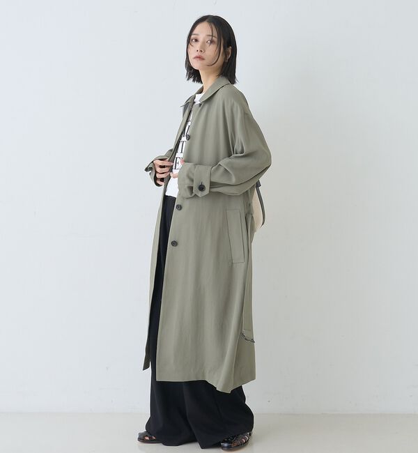 Rouge vif「【2サイズ展開】ステンカラーロングコート【予約】」|ステンカラーコート|