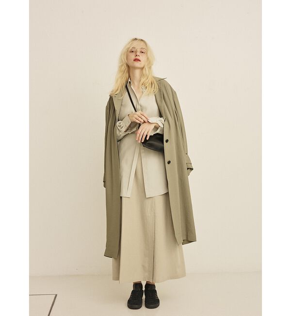 Rouge vif「【2サイズ展開】ステンカラーロングコート【予約】」|ステンカラーコート|