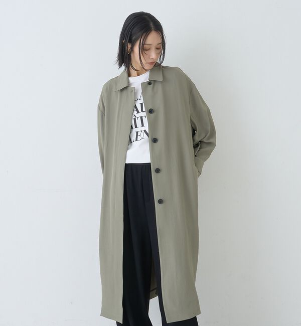 Rouge vif「【2サイズ展開】ステンカラーロングコート【予約】」|ステンカラーコート|