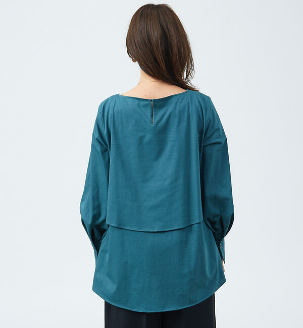 qualite「ダブルフレアカットソー」|Tシャツ・カットソー|