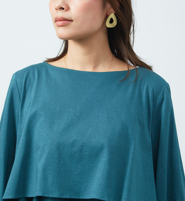 qualite「ダブルフレアカットソー」|Tシャツ・カットソー|