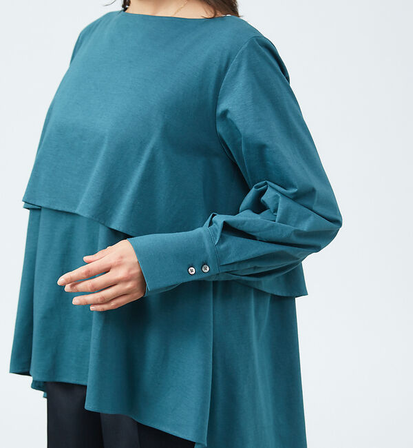 qualite「ダブルフレアカットソー」|Tシャツ・カットソー|