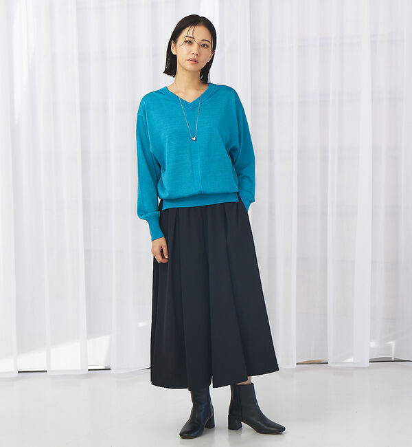 qualite「タックフレアパンツ」|その他|