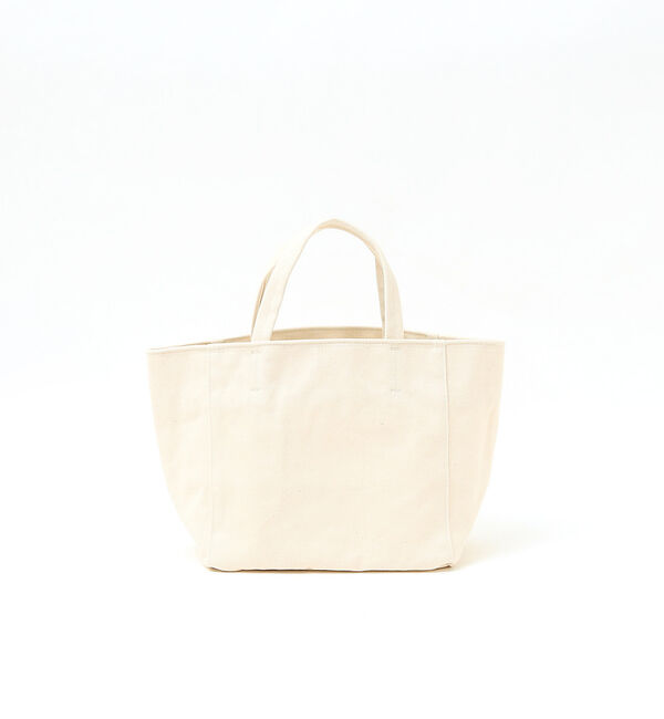 qualite「【e&times;qualite】ミニキャンバススクエアトート」|トートバッグ|ベージュ