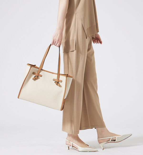 qualite「【GIANNI CHIARINI】MARCELLA　バッグ」|トートバッグ|オフホワイト
