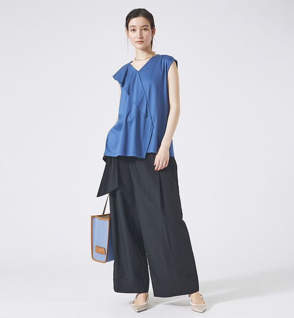 qualite「アシメフレアカットソー」|Tシャツ・カットソー|