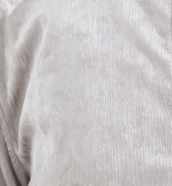 qualite「トリコットベロアショートカーデ」|カーディガン|