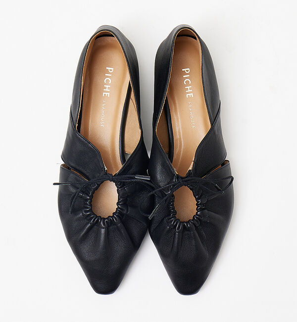 AU BANNISTER「ソフトレザーシャーリングバブーシュ」|その他|