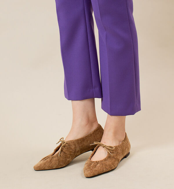 AU BANNISTER「シャーリングフラットパンプス」|その他|