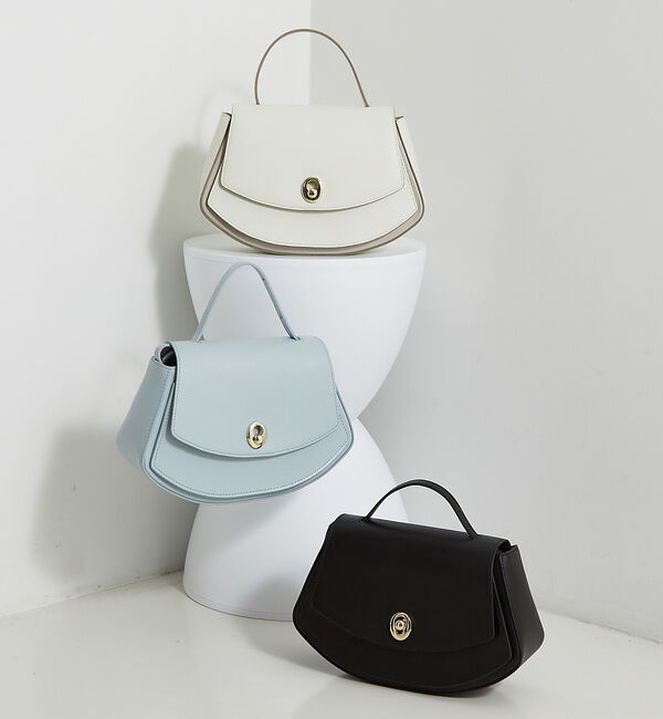 LOWELL things「【Oggi掲載】Ecla/レザー3WAYショルダーバッグ」|ショルダー・メッセンジャー|