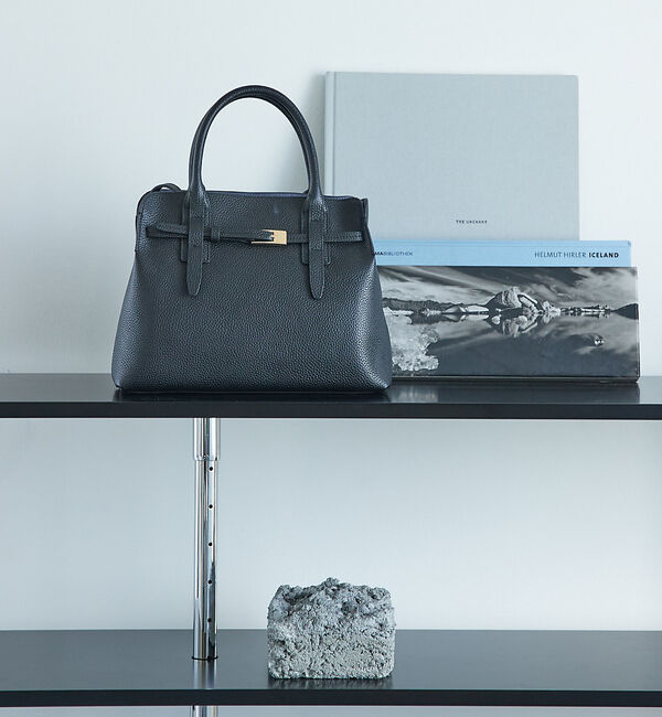 LOWELL things「Belte/レザーベルテッド2WAYトート」|ショルダー・メッセンジャー|