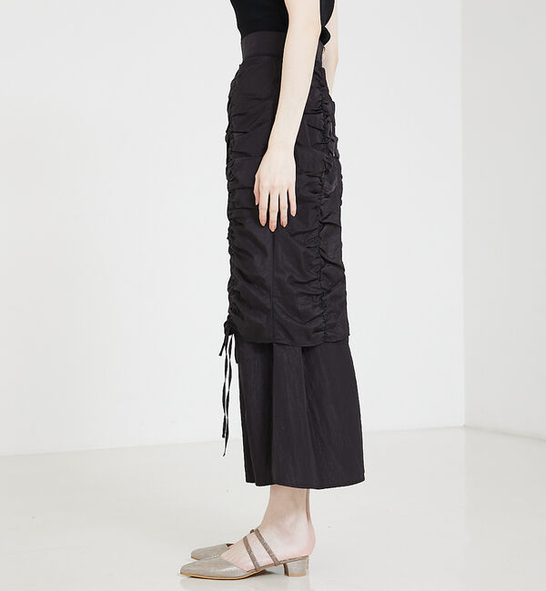 SELFIST「ギャザーレイヤードスカート」|スカート|