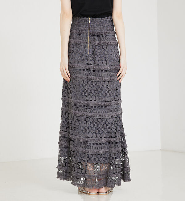 SELFIST「ケミカルレースマーメイドスカート」|スカート|