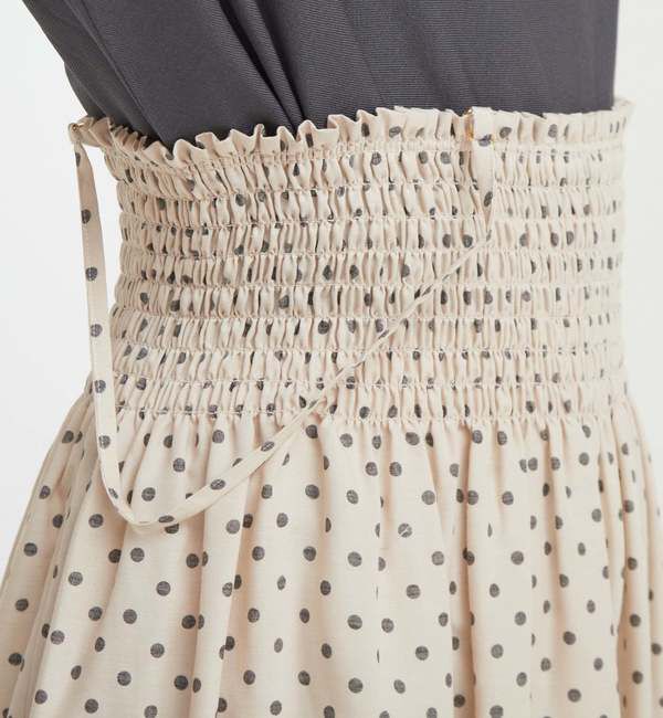 TIARA「ドットプリント2WAYスカート」|スカート|