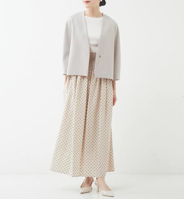 TIARA「ドットプリント2WAYスカート」|スカート|