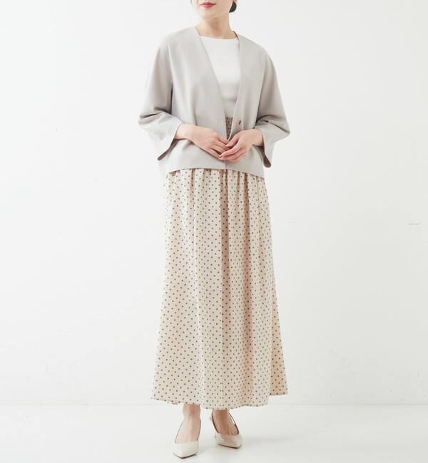 TIARA「ドットプリント2WAYスカート」|スカート|