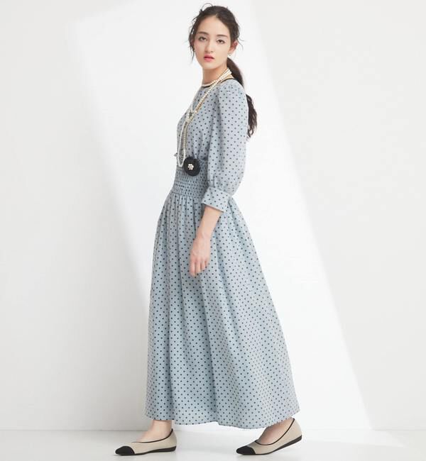 TIARA「ドットプリント2WAYスカート」|スカート|