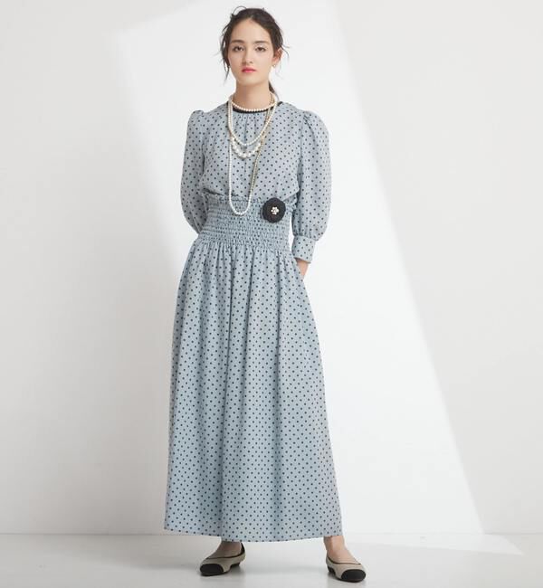 TIARA「ドットプリント2WAYスカート」|スカート|