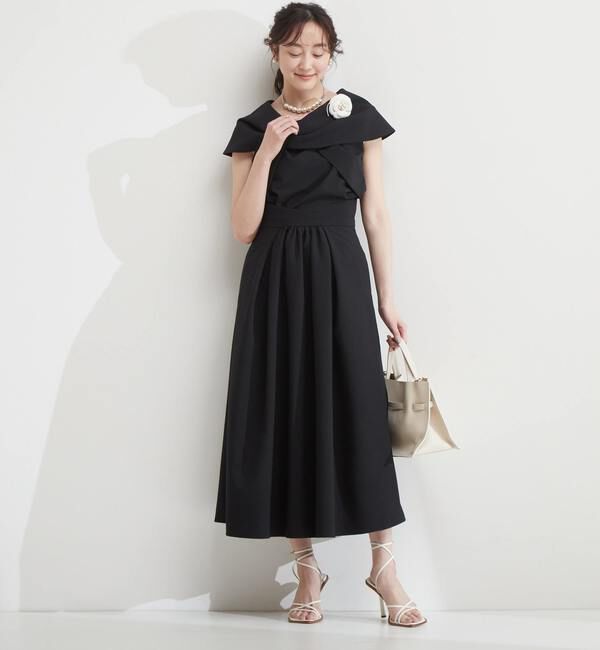 TIARA「タックフレアロングスカート」|スカート|