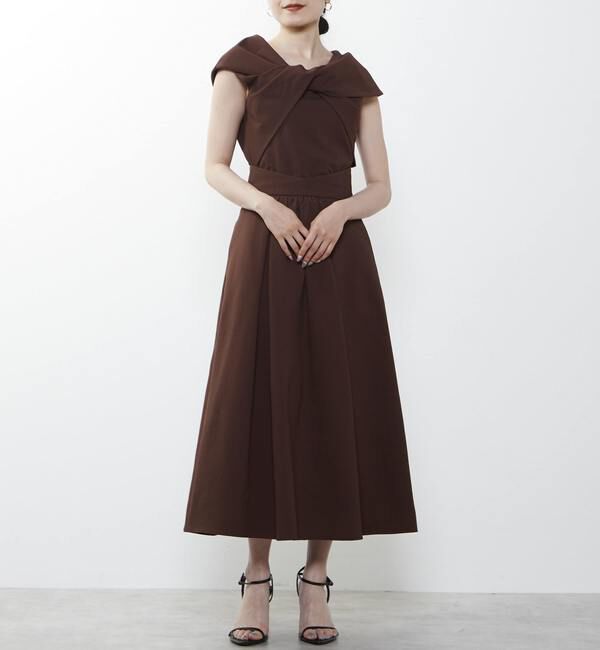 TIARA「タックフレアロングスカート」|スカート|