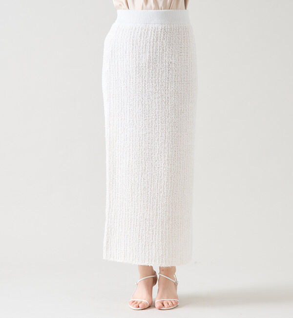 TIARA「ツイードライクニットスカート」|スカート|