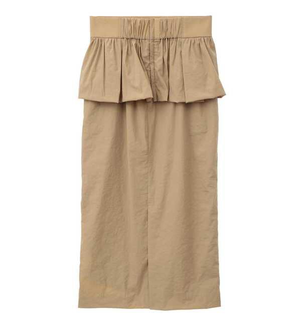 TIARA「ペプラムベルトストレッチタイトスカート」|スカート|