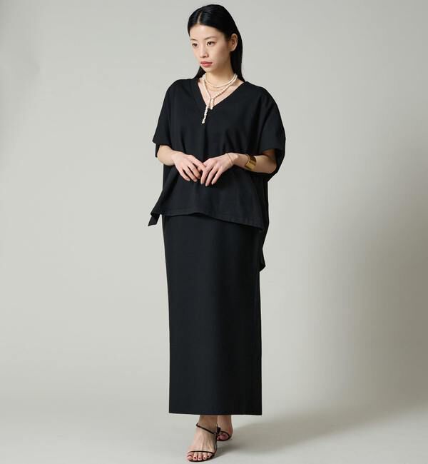 Liesse「Vネックビッグニット（セットアップ対応）」|ニット・セーター|