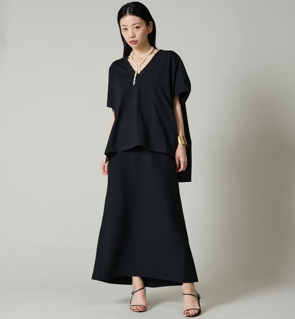 Liesse「Vネックビッグニット（セットアップ対応）」|ニット・セーター|