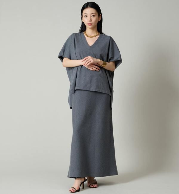 Liesse「Vネックビッグニット（セットアップ対応）」|ニット・セーター|