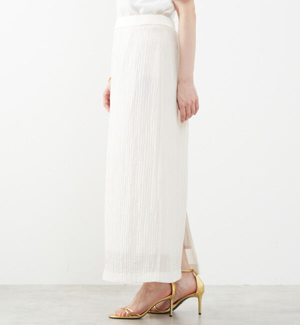 Soffitto「テンセルプリーツスカート」|スカート|