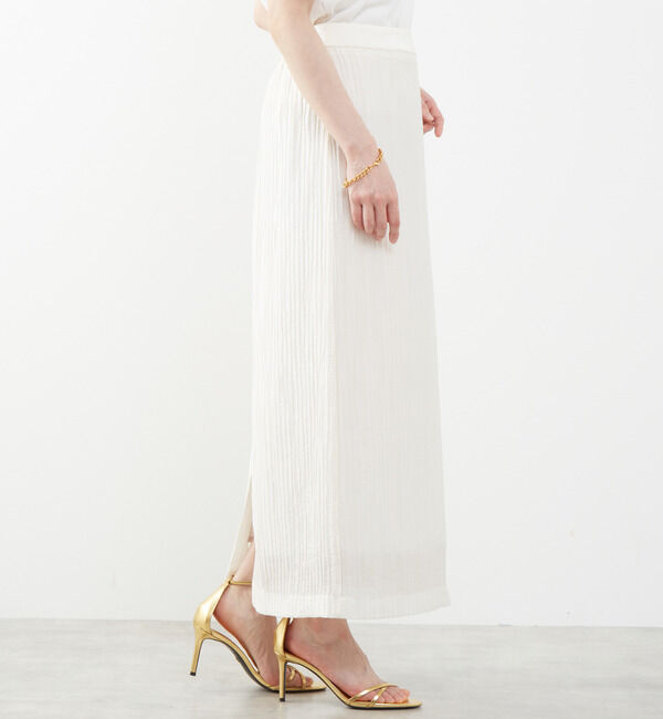 Soffitto「テンセルプリーツスカート」|スカート|